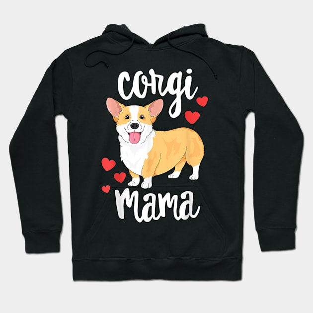 Corgi T-Shirt Women Girls Puppy Mom Dog Mama Lover Hoodie by zwestshops